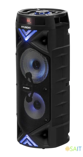 Минисистема Hyundai H-MC180 черный 80Вт FM USB BT SD/MMC