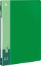 Папка метал.зажим Бюрократ -PZ07CGREEN A4 пластик 0.7мм внут.и торц.карм зеленый
