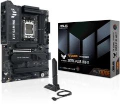 Материнская плата Asus TUF GAMING X870E-PLUS WIFI7 Socket AM5 AMD X870E 4xDDR5 ATX AC`97 8ch(7.1) 2.5Gg RAID+HDMI