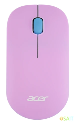 Мышь Acer OMR200 зеленый/фиолетовый оптическая 1200dpi беспров. USB для ноутбука 2but (ZL.MCEEE.021)