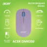 Мышь Acer OMR200 зеленый/фиолетовый оптическая 1200dpi беспров. USB для ноутбука 2but (ZL.MCEEE.021)