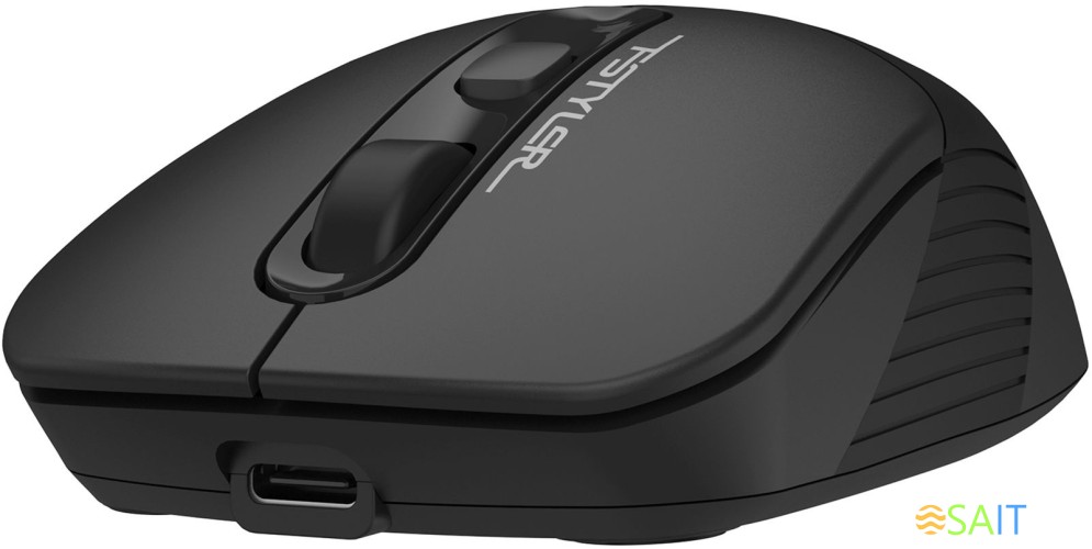 Мышь A4Tech Fstyler FB10CS черный оптическая 2000dpi silent беспров. BT/Radio USB 4but (FB10CS USB STONE BLACK)