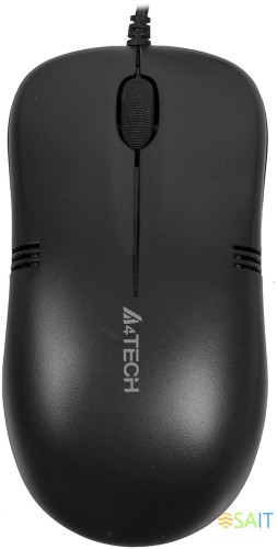 Мышь A4Tech OP-560NUS черный оптическая 1200dpi silent USB 2but