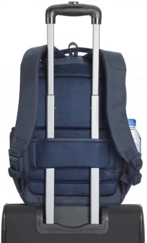 Рюкзак для ноутбука 17.3" Riva 8460 темно-синий полиэстер женский дизайн