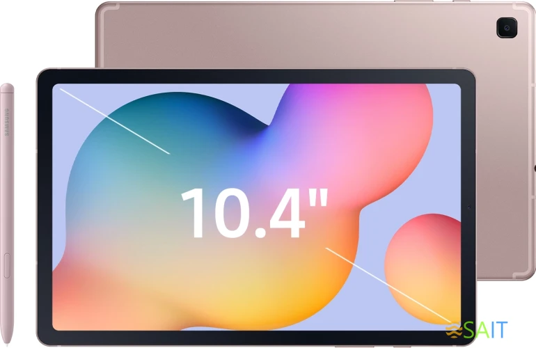 Планшет Samsung Galaxy Tab S6 Lite SM-P620 1280 (2.4) 8C RAM4Gb ROM64Gb 10.4" TFT 2000x1200 Android 14 розовый 8Mpix 5Mpix BT WiFi microSD 1Tb 7040mAh