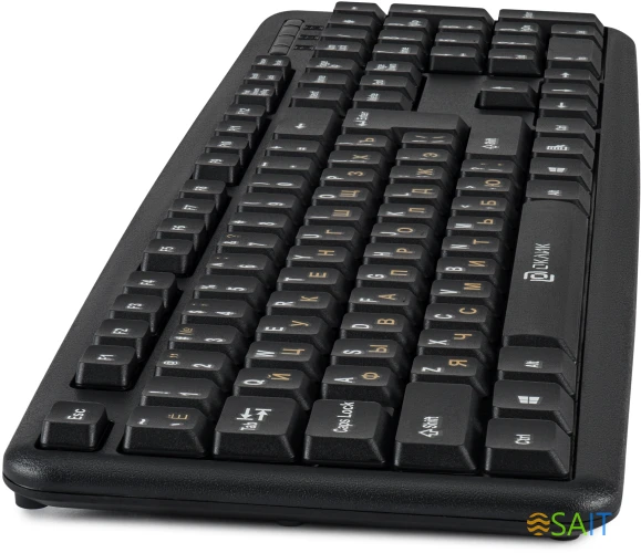 Клавиатура Оклик 130M черный USB (337077)