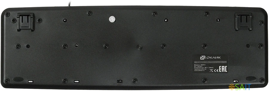 Клавиатура Оклик 90MV2 черный USB (1185967)
