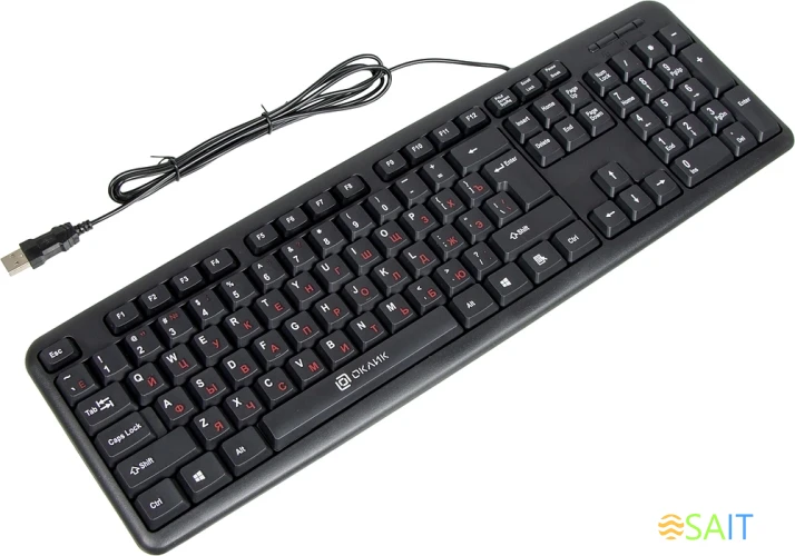 Клавиатура Оклик 90MV2 черный USB (1185967)