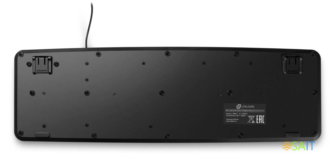 Клавиатура Оклик 90MV2 черный USB (1185967)