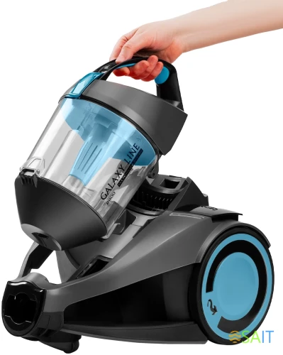 Пылесос Galaxy Line GL 6224 2400Вт серый/голубой