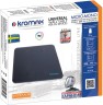 Кронштейн-подставка для DVD и AV систем Kromax MICRO-MONO черный макс.5кг настенный