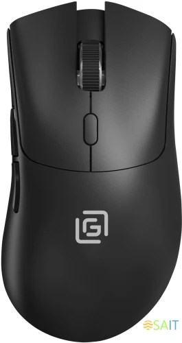 Мышь Оклик 980GMW черный оптическая 26000dpi беспров. BT/Radio USB для ноутбука 6but