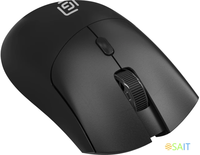 Мышь Оклик 980GMW черный оптическая 26000dpi беспров. BT/Radio USB для ноутбука 6but