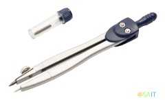 Циркуль Silwerhof Веселые друзья металл 11.5см в компл.:грифель