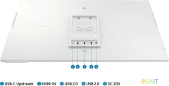 Монитор Samsung 32" M8 S32DM801UIXCI белый VA LED 16:9 HDMI M/M Cam матовая HAS 400cd 178гр/178гр 3840x2160 60Hz 4K USB 7.2кг
