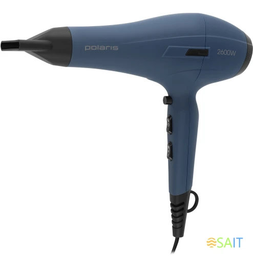 Фен Polaris PHD 2600ACi 2600Вт синий/черный
