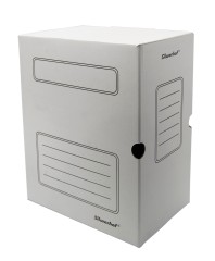 Короб архивный Silwerhof КА-150БЕЛЫЙ микрогофрокартон корешок 150мм 260x325x150мм белый