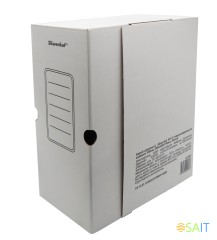 Короб архивный Silwerhof КА-150БЕЛЫЙ микрогофрокартон корешок 150мм 260x325x150мм белый