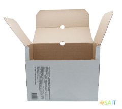 Короб архивный Silwerhof КА-150БЕЛЫЙ микрогофрокартон корешок 150мм 260x325x150мм белый