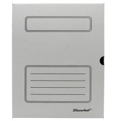 Короб архивный Silwerhof КА-150БЕЛЫЙ микрогофрокартон корешок 150мм 260x325x150мм белый