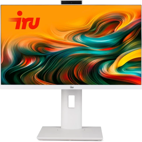 Моноблок IRU Tactio 23.8" Full HD i3 1215U (1.2) 8Gb SSD256Gb CR noOS GbitEth WiFi BT 120W Cam белый 1920x1080