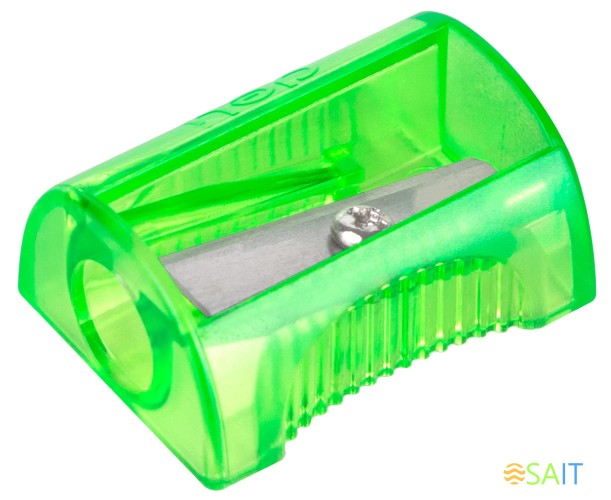 Точилка для карандашей ручная Deli EH032 Comico 1 отверстие пластик ассорти туба