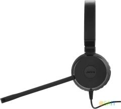 Наушники с микрофоном Jabra Evolve 30 II MS черный 1.2м накладные USB оголовье (5399-823-309)