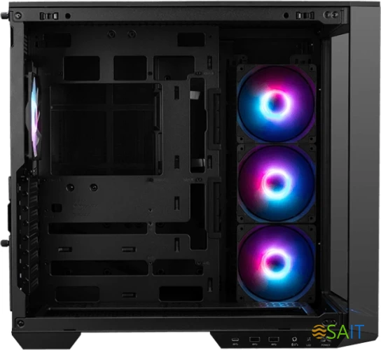 Корпус MSI MAG Pano 100R PZ черный без БП ATX 6x120mm 7x140mm 2xUSB3.0 audio AirDuct bott PSU