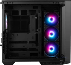 Корпус MSI MAG PANO 100R PZ черный без БП ATX 3x120mm 4x140mm audio CardReader AirDuct bott PSU