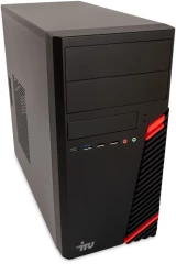 ПК IRU Home 310H6SM MT PG G7400 (3.7) 8Gb SSD256Gb UHDG 710 Free DOS GbitEth 400W черный (1900970)