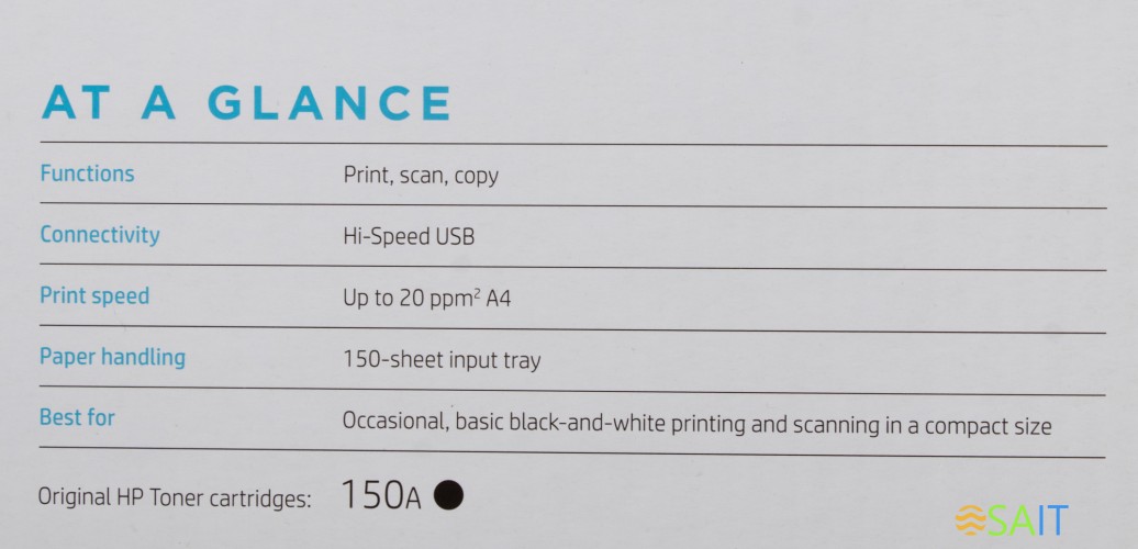 МФУ лазерный HP LaserJet M141a (7MD73A) A4 белый