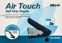 Степлер Kw-Trio 0556A-WHT Half strip Air touch 24/6 24/8 26/6 26/8 (40листов) белый 100скоб пластик коробка