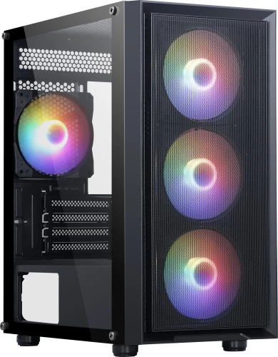 Корпус Accord M203 черный без БП mATX 2xUSB2.0 1xUSB3.0 audio bott PSU