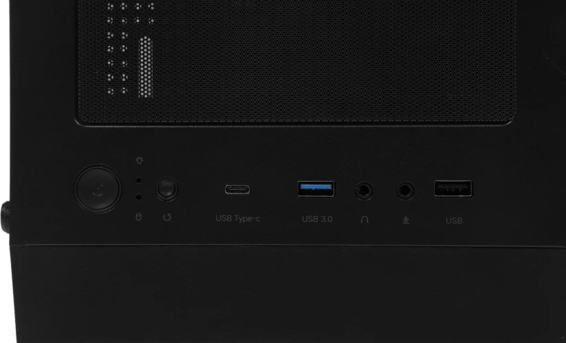 Корпус Accord M203 черный без БП mATX 2xUSB2.0 1xUSB3.0 audio bott PSU