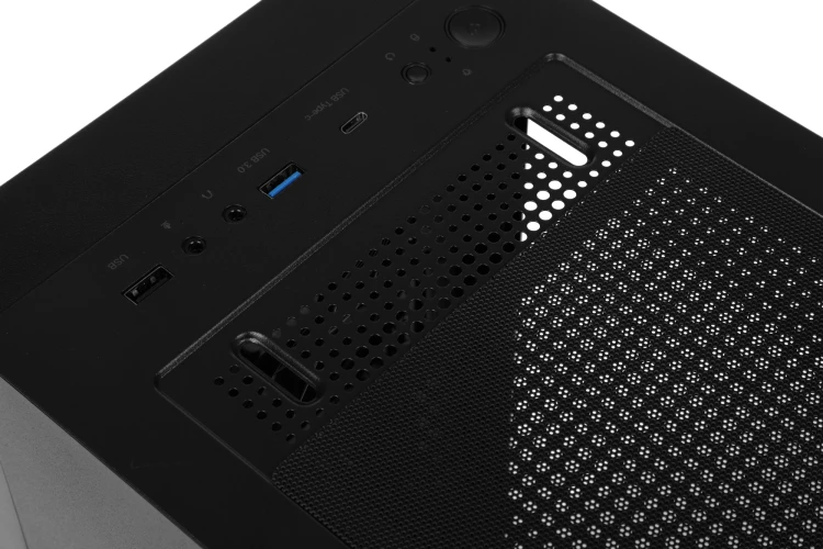 Корпус Accord M203 черный без БП mATX 2xUSB2.0 1xUSB3.0 audio bott PSU