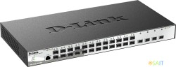 Коммутатор D-Link DGS-1210-28XS/ME/B2A (L2) 4x10Гбит/с 24SFP управляемый