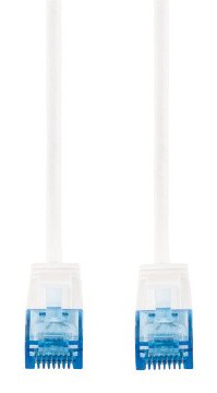 Патч-корд Hama Slim-Flexible UTP 4 пары cat.6 1.5м белый RJ-45 (m)-RJ-45 (m) (00135778)