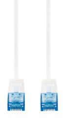 Патч-корд Hama Slim-Flexible UTP 4 пары cat.6 1.5м белый RJ-45 (m)-RJ-45 (m) (00135778)