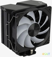 Устройство охлаждения(кулер) Aerocool Rime 4 ARGB Soc-AM5/AM4/1200/1700/1851 черный 4-pin 17-34dB Al+Cu 230W Ret