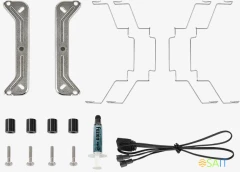 Устройство охлаждения(кулер) Aerocool Rime 4 ARGB Soc-AM5/AM4/1200/1700/1851 черный 4-pin 17-34dB Al+Cu 230W Ret