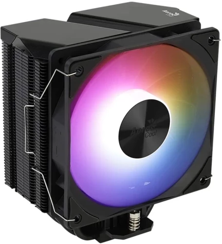Устройство охлаждения(кулер) Aerocool Rime 4 ARGB Soc-AM5/AM4/1200/1700/1851 черный 4-pin 17-34dB Al+Cu 230W Ret