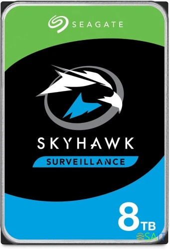 Жесткий диск Seagate SATA-III 8TB ST8000VX009 Surveillance Skyhawk 4KN (7200rpm) 256Mb 3.5"