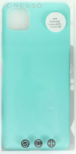 Чехол (клип-кейс) Gresso для Samsung Galaxy A22s Meridian мятный (GR17MRN1084)