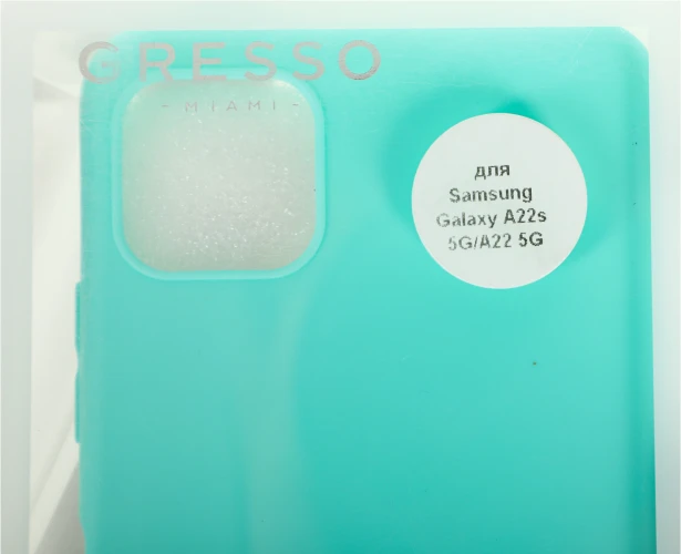Чехол (клип-кейс) Gresso для Samsung Galaxy A22s Meridian мятный (GR17MRN1084)