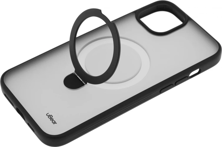 Чехол (клип-кейс) uBear для Apple iPhone 15 Plus Clip Mag Case with MagSafe черный (CS300BL67RG-I23M)