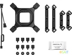 Устройство охлаждения(кулер) Deepcool AG620 Bk ARGB Soc-AM5/AM4/1200/1700/1851 черный/белый 4-pin 15-29dB Al+Cu 260W 1300gr Ret (R-AG620-BKANMN-G-2)