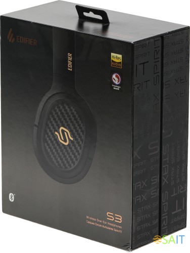 Гарнитура накладные Edifier Stax Spirit S3 черный беспроводные bluetooth оголовье