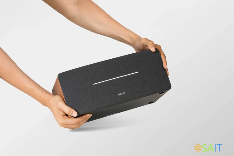 Колонки Edifier D12 2.0 дерево/черный 70Вт BT