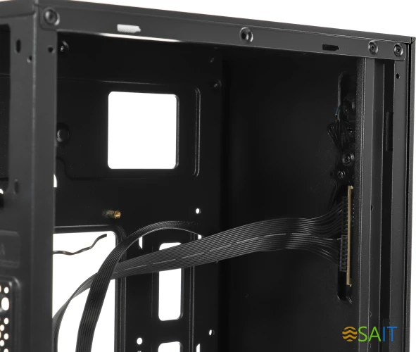 Корпус Accord ACC-259 черный без БП mATX 1x80mm 2xUSB2.0 audio