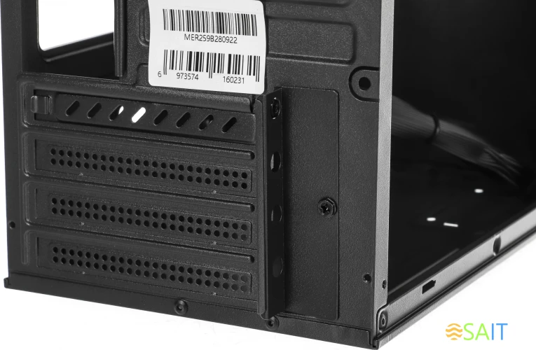 Корпус Accord ACC-259 черный без БП mATX 1x80mm 2xUSB2.0 audio